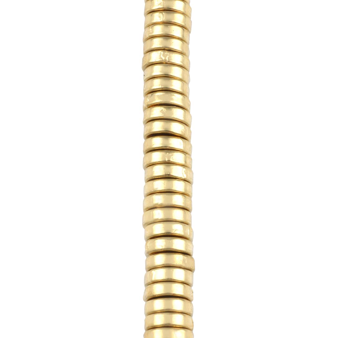 12 Pack: Gold Large Hole Metal Disc Spacer Beads by Bead Landing™